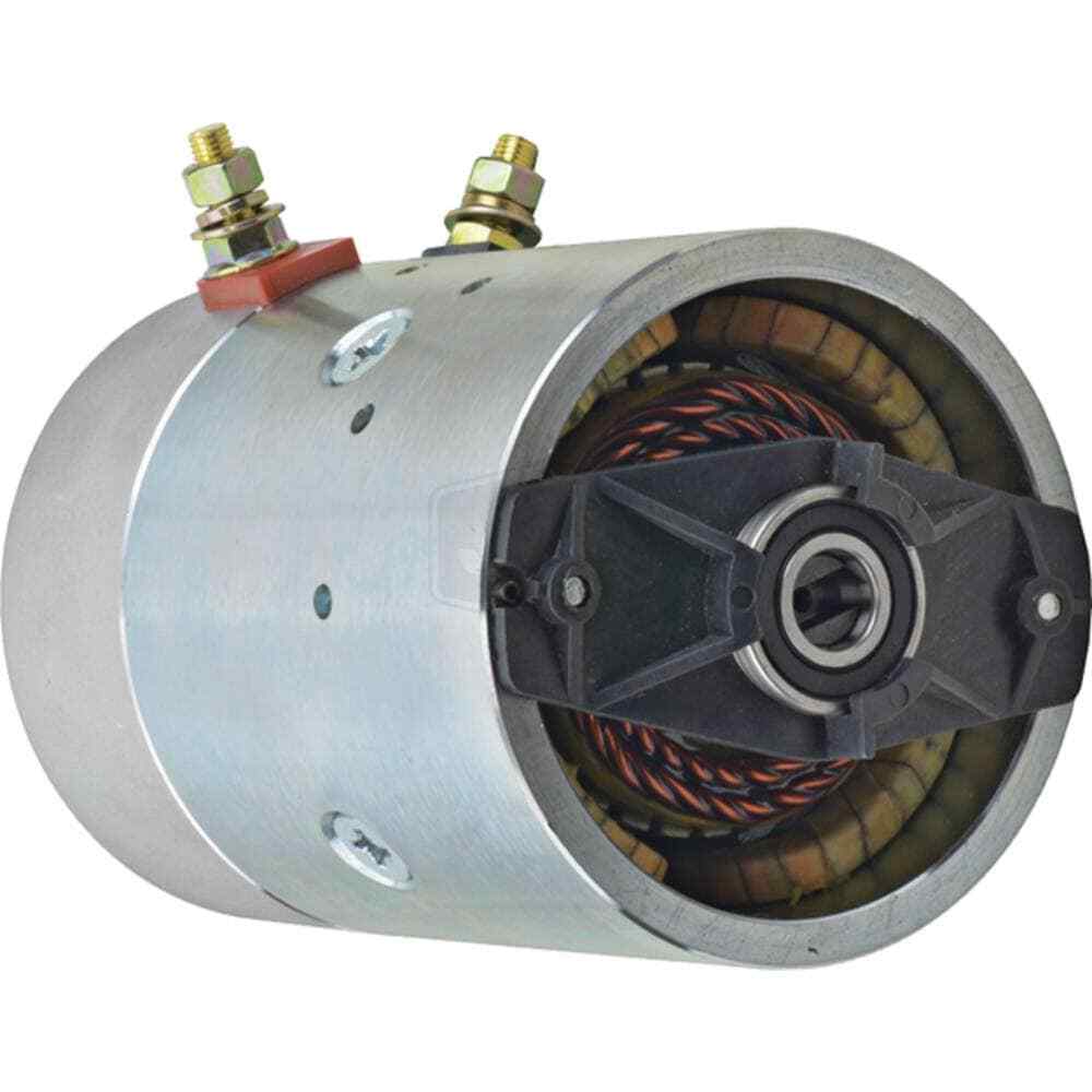 12V Hydraulic Motor 1.6kW Counter Clockwise Slotted Shaft New Condition