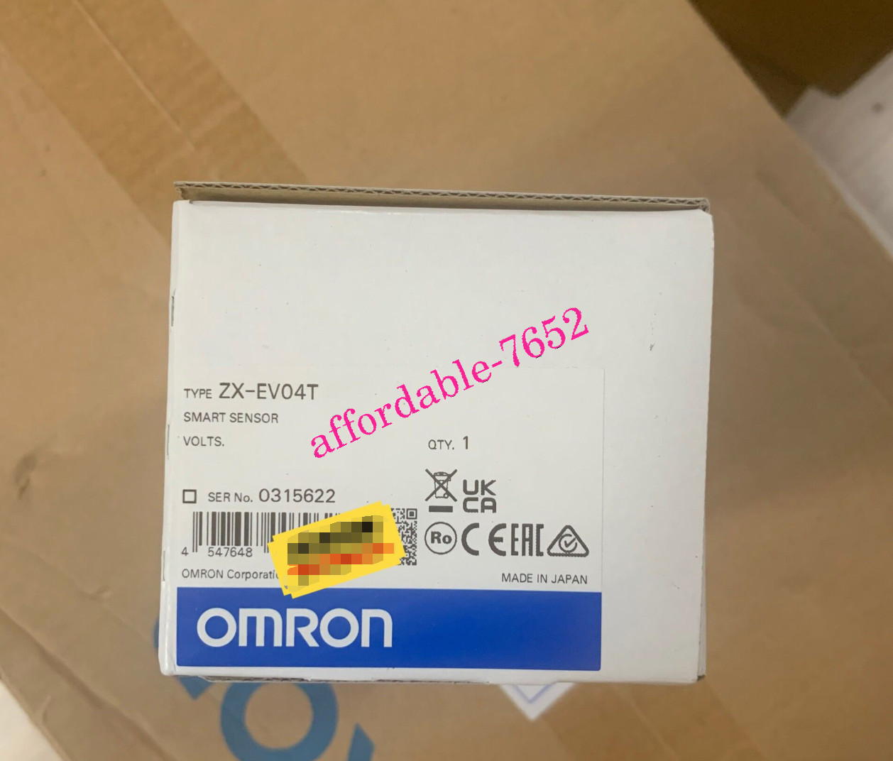 1PC New Omron ZX-EV04T ZXEV04T Smart Sensor FedEx or DHL