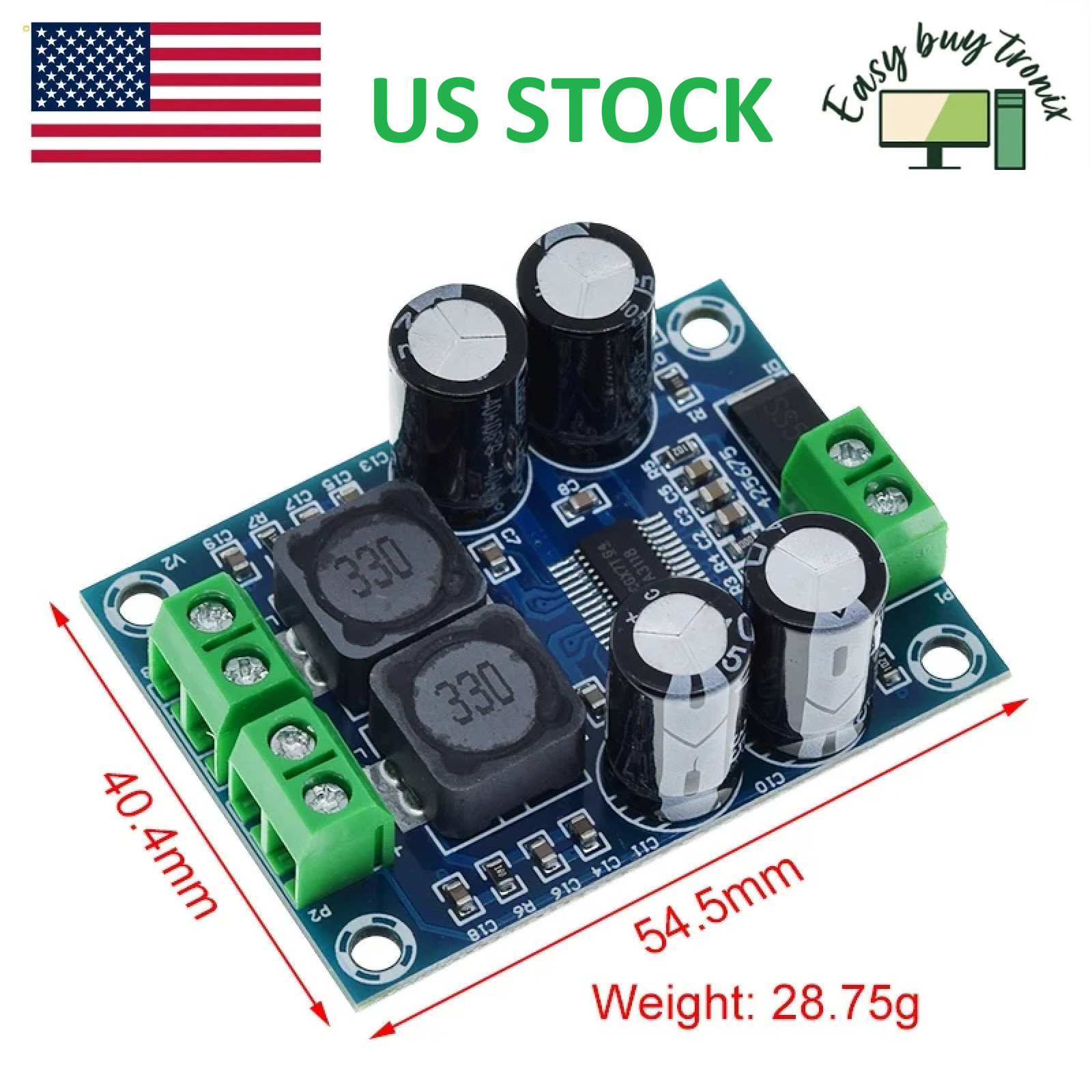 Mono 60W 10-24V XH-M311 Mini Digital Amplifier Board TPA3118