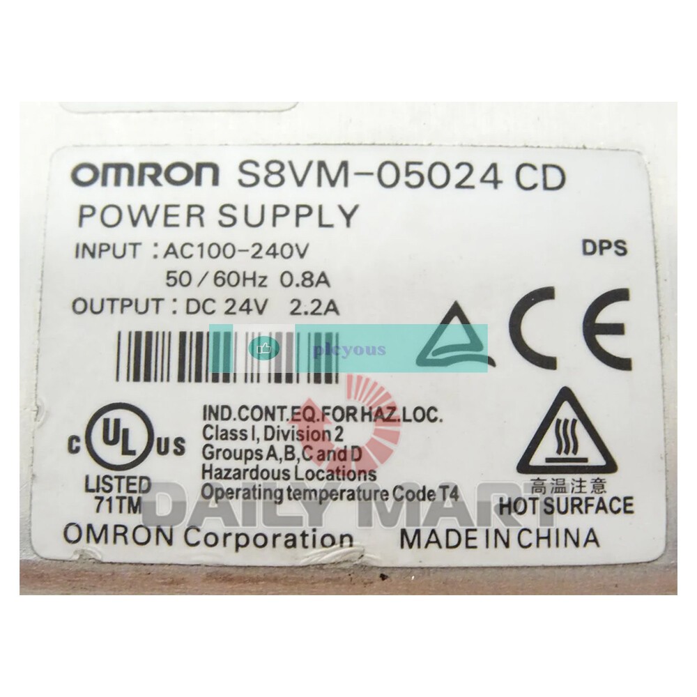 New In Box OMRON S8VM-05024CD Power Supply