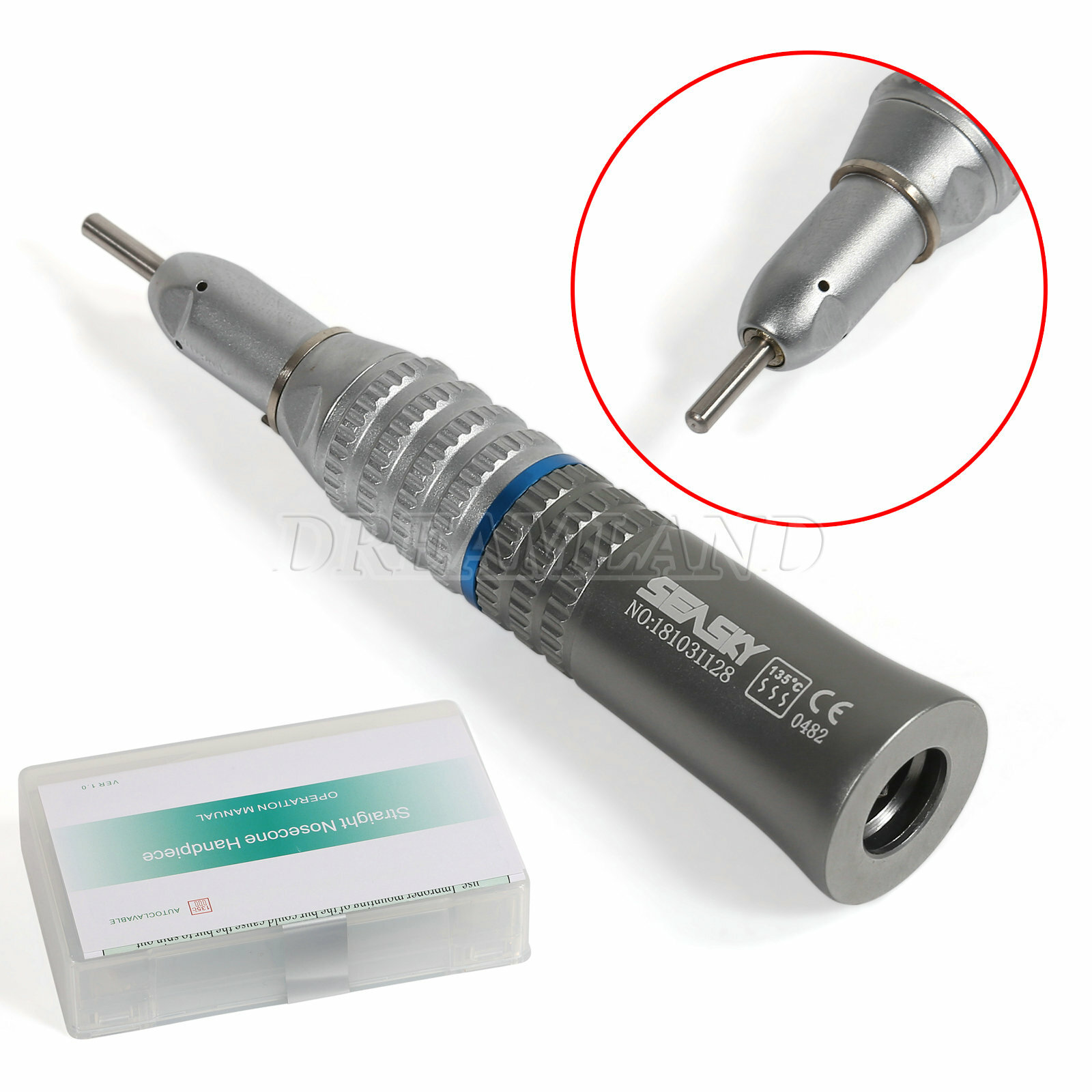 Dental slow speed Straight/4H air motor/ Contra angle fit FG1.60mm/CA2.35mm PAG
