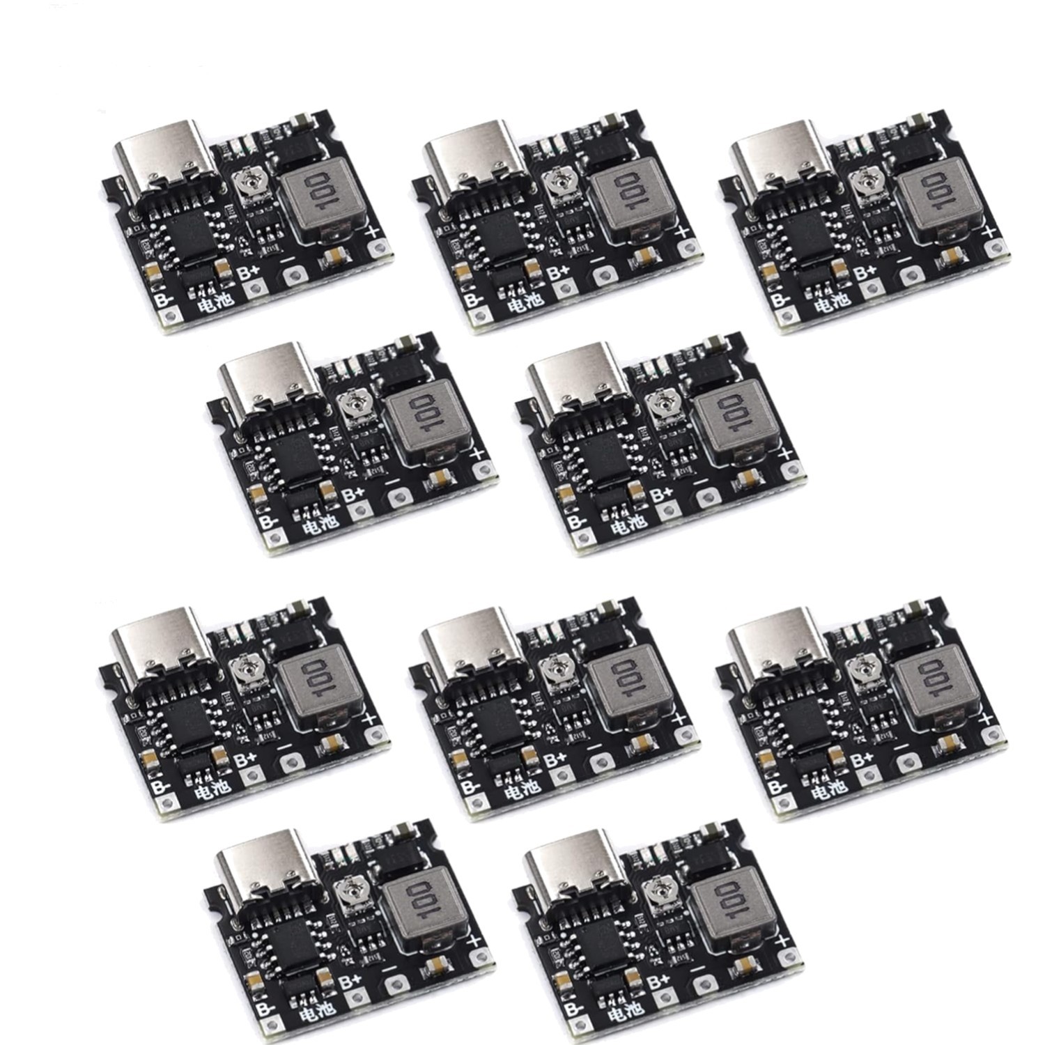 18650 Lithium Li-ion 3.7V 4.2V Battery Charger Board DC-DC Step Up Boost Modu…