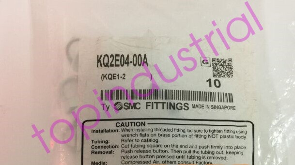 1Bag/10pcs New SMC KQ2E04-00A KQ2E0400A Bulkhead Union Brass Fitting #SM