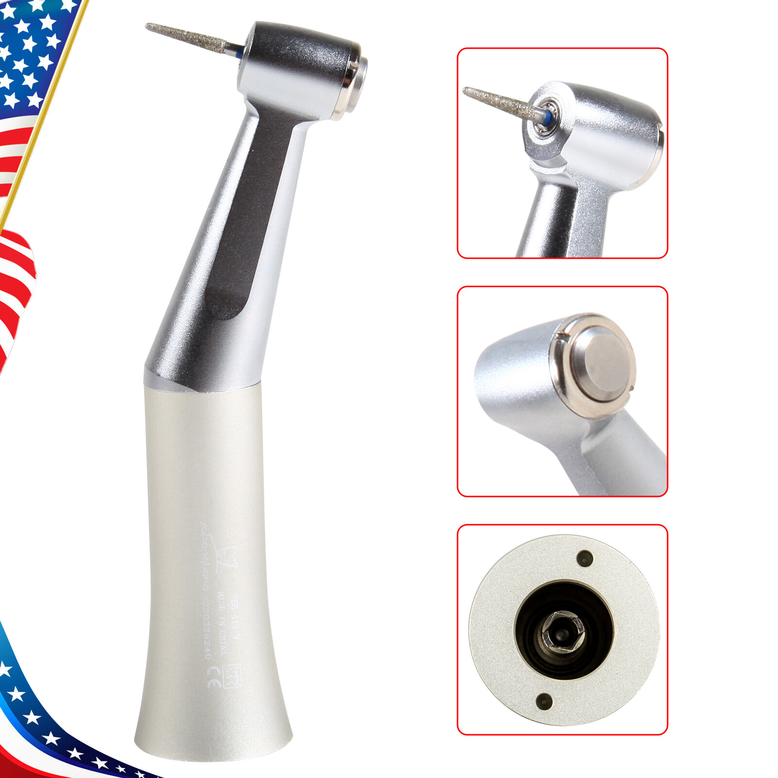 NSK Style Dental Low Speed FG1.6mm Contra Angle Handpiece 2/4H Air Motor st