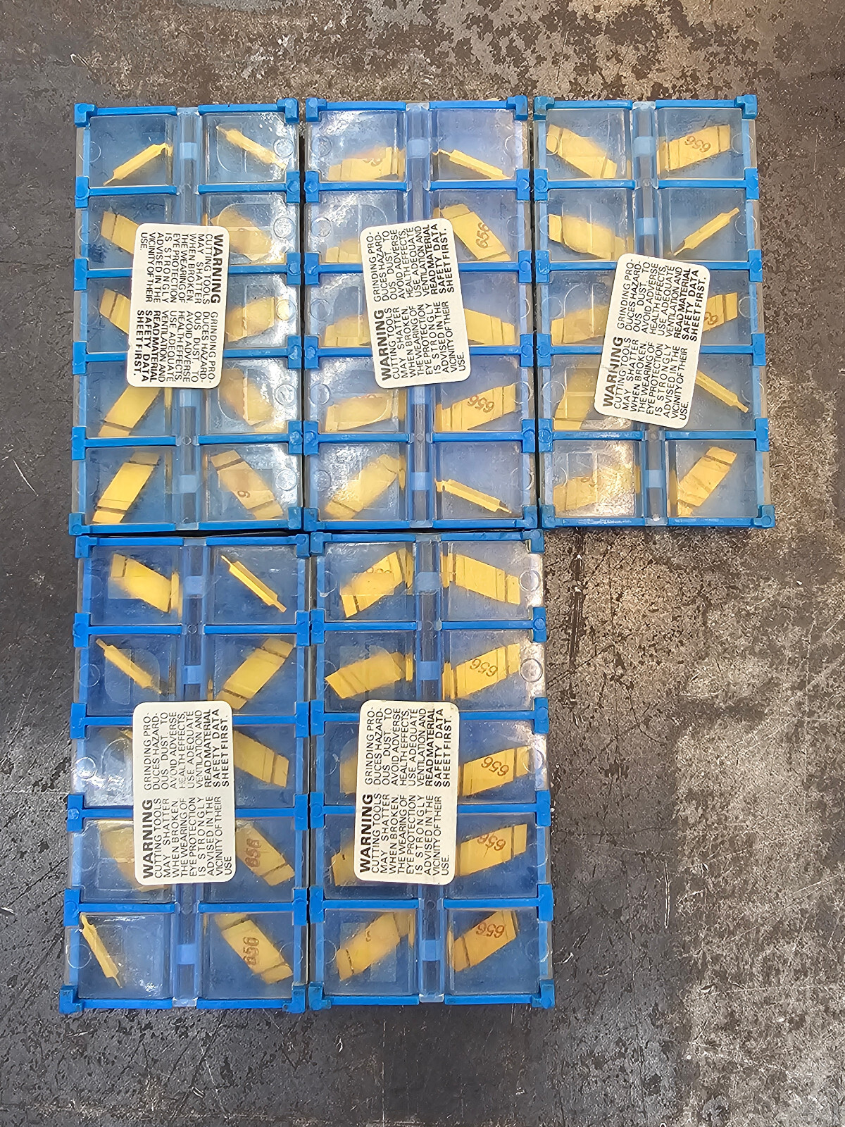 Qty 10 Iscar GIP 1.04-0.00 6400471 IC656 Grade Carbide Grooving Inserts
