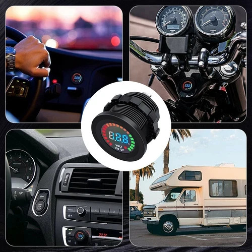 Waterproof CAR Battery Meter DC 12V Voltmeter LED Digital Display Voltage Gauge
