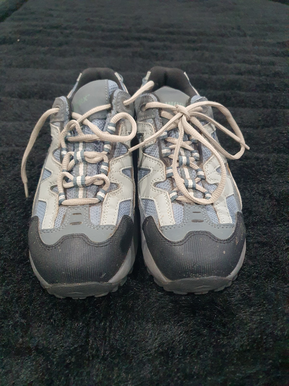 WORX Women’s Steel Toe Lace-Up Sneakers, Size 7.5W, Gray Red Wing Shoes