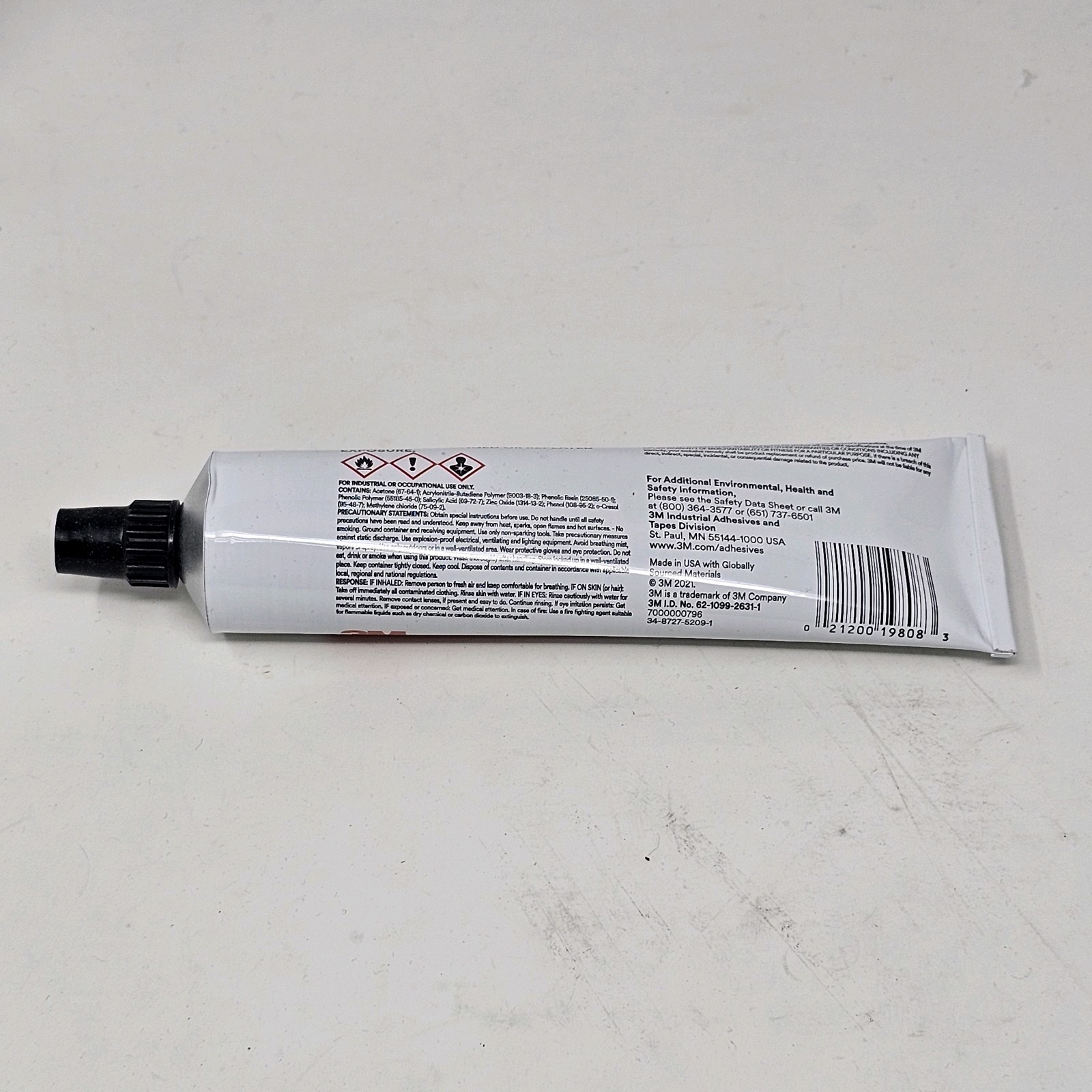 3M Nitrile High Performance Plastic Adhesive 1099, Tan, 5 Oz Tube