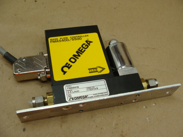 OMEGA MASS FLOW CONTROLLER FMA5400/5500 FMA5418 0-5 L/MIN