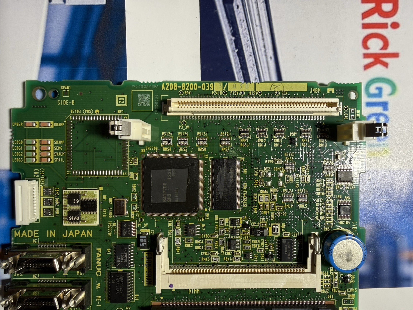 FANUC Main Board A20B-8200-0393 As Pictured 30 Days Free Return US NDA Available