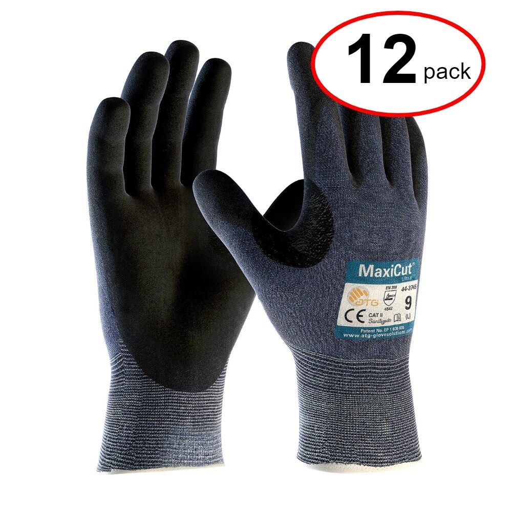 PIP Industrial Products 44-3745/XL MaxiCut Ultra Work Gloves, X-Large – (12Pack)