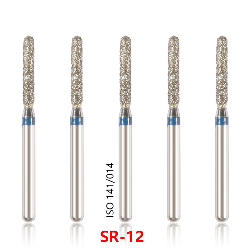 50pcs Dent Diamond Burs SR-12 FG 1.60 mm For High Speed Handpiece
