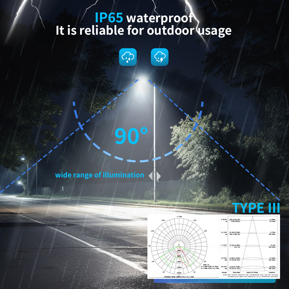300W LED ShoeBox Parking Lot Street Light Outdoor Commercial Road Area Lighting