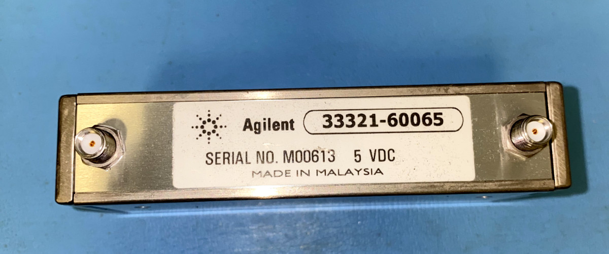 Agilent 33321-60065 Attenuator 60dB 20GHz, Protected Supply