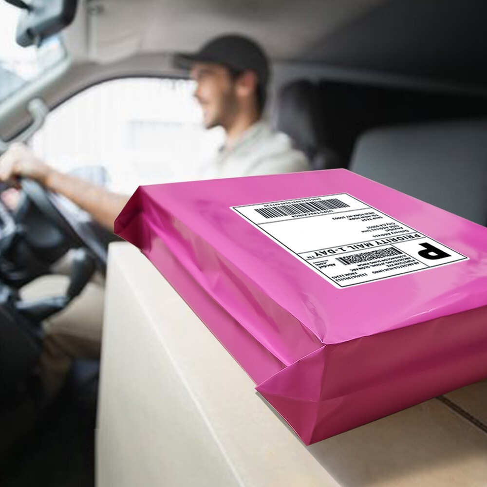 100 10×13 Poly Mailer Envelope Self Sealing Shipping Mailers Bags Pink POLYSELLS