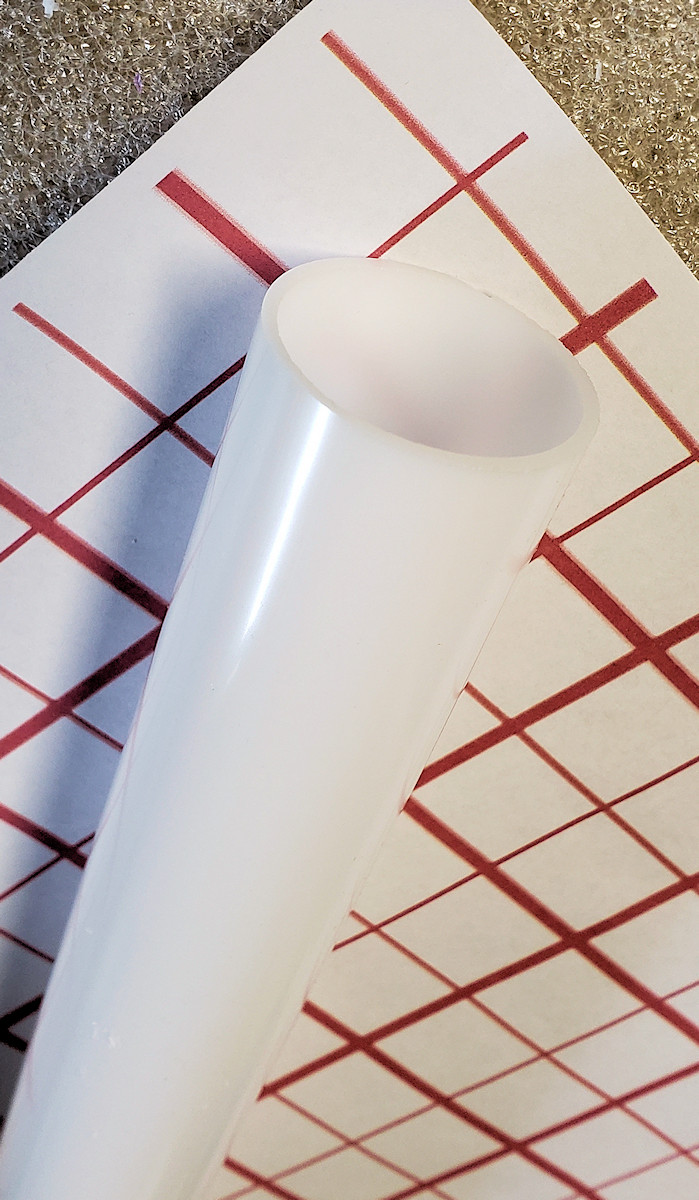 1 1/4″ OD x 1 1/8″ ID CLEAR OPAQUE WHITE ACRYLIC PLEXIGLASS TUBE 12″ LONG CLEAR