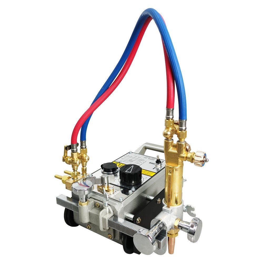 110V Auto Gas Cutter HK12 Torch Track Burner Gas Cutting Machine+2 Tracks