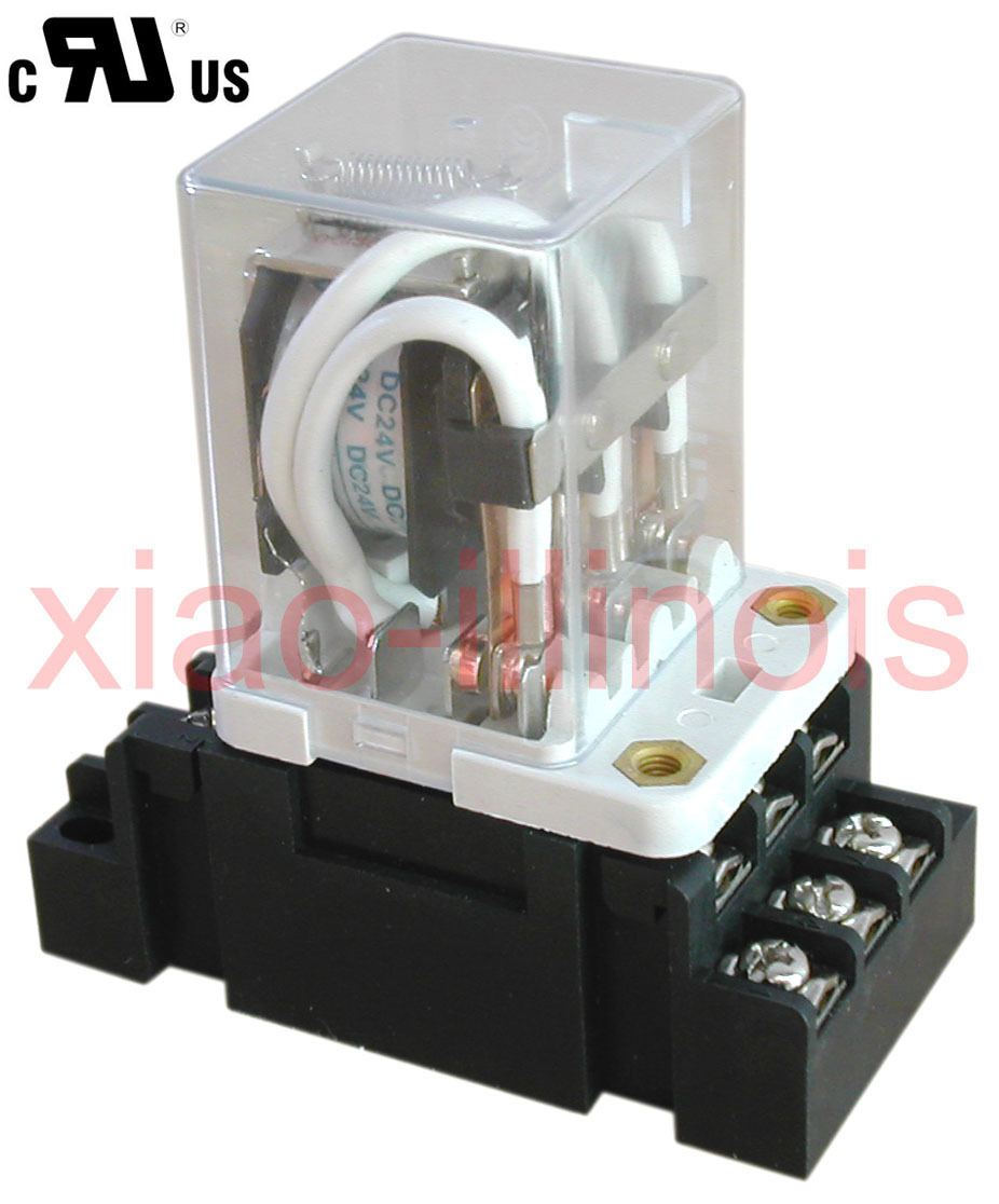 12VDC 40A Relay 3PDT Coil Power 11 Pin with Socket JQX-38F – R40A12VDC