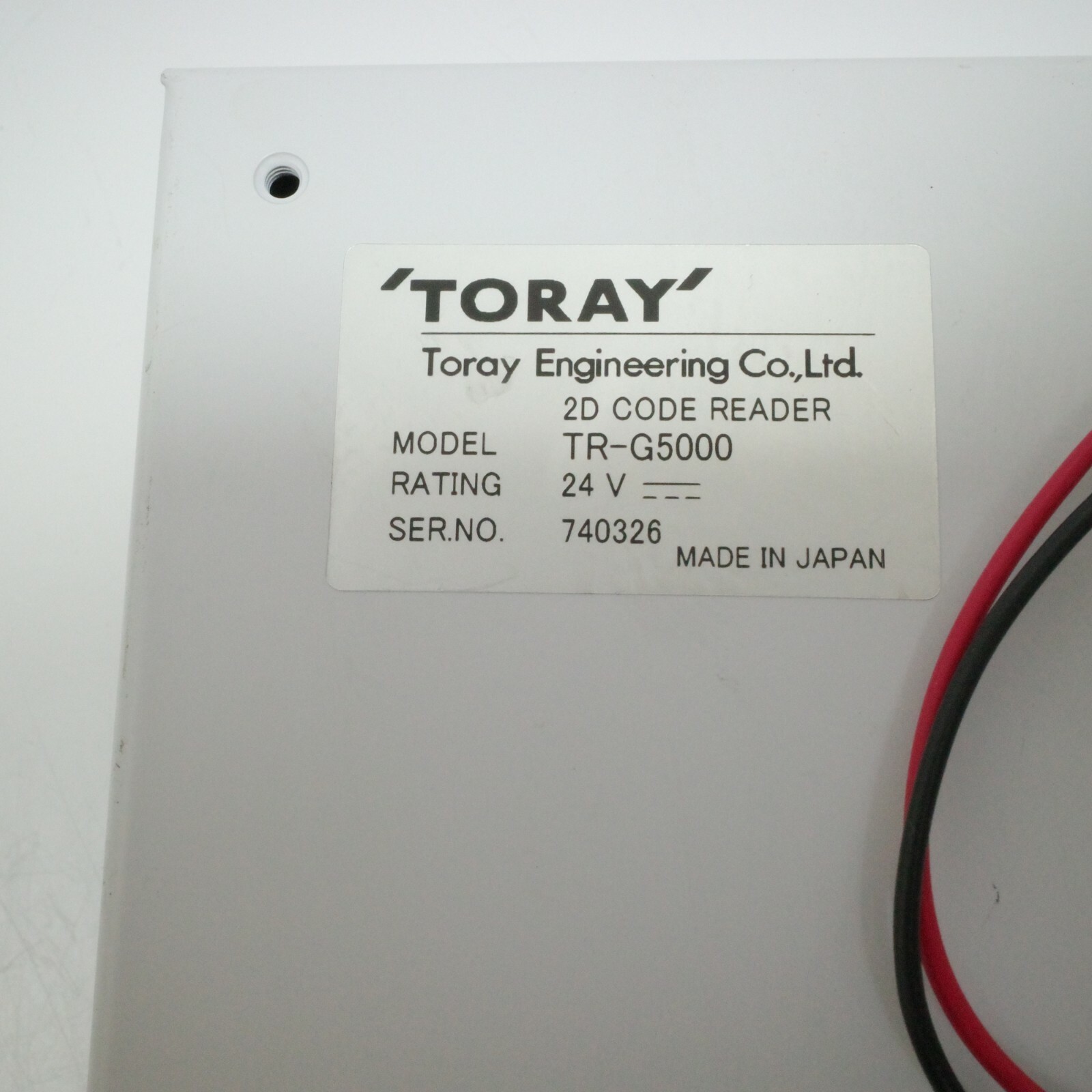 TORAY USED TR-G5000 2D Code Reader DRV-I-404=9D21