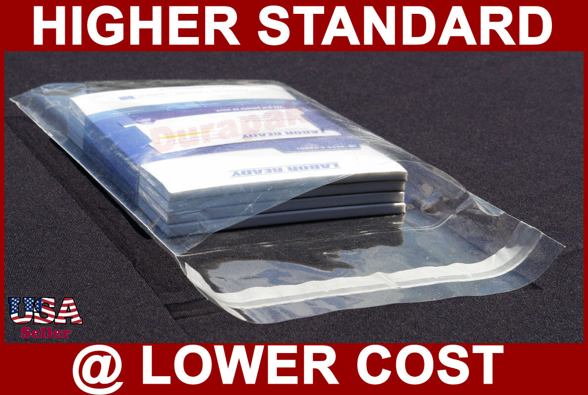 1000-5000~ Self Seal Adhesive Resealable Cello Bopp Crystal Clear Bags All Sizes