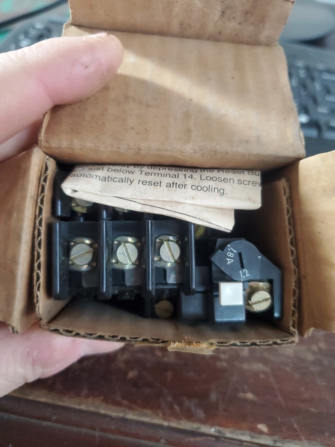 Siemens Overload Relay 1.2-1.8 Amp 3ZA4041-8AH00 (TA68MS)