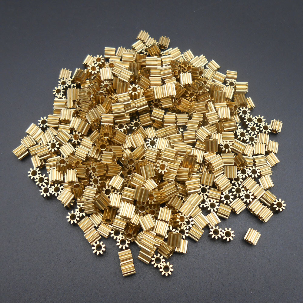 10Pcs 0.2 Mod Brass Gear Spur Pinion 8T9T10T11T12T13T14T15T16T17T18T19T20T24T26T