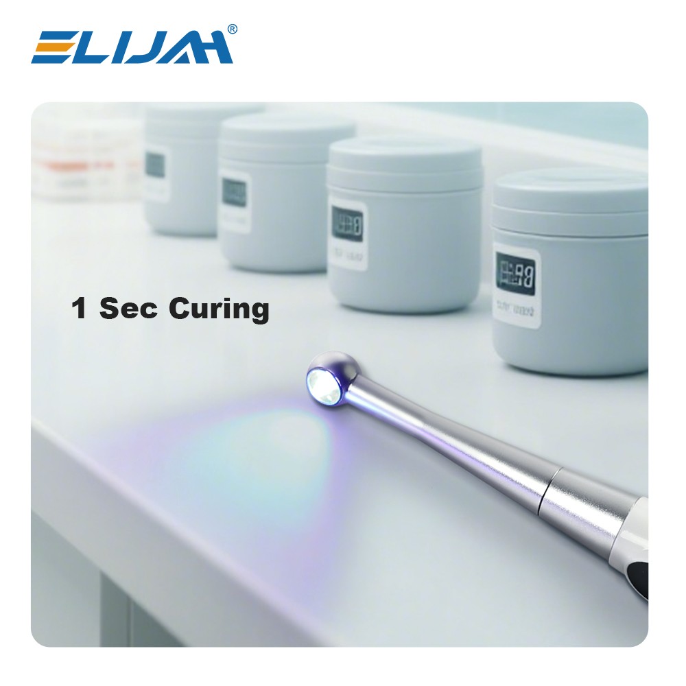 Dental Light Cure Lamp Cordless 4 Modes Metal Head LED 1S Dental Curing Light po