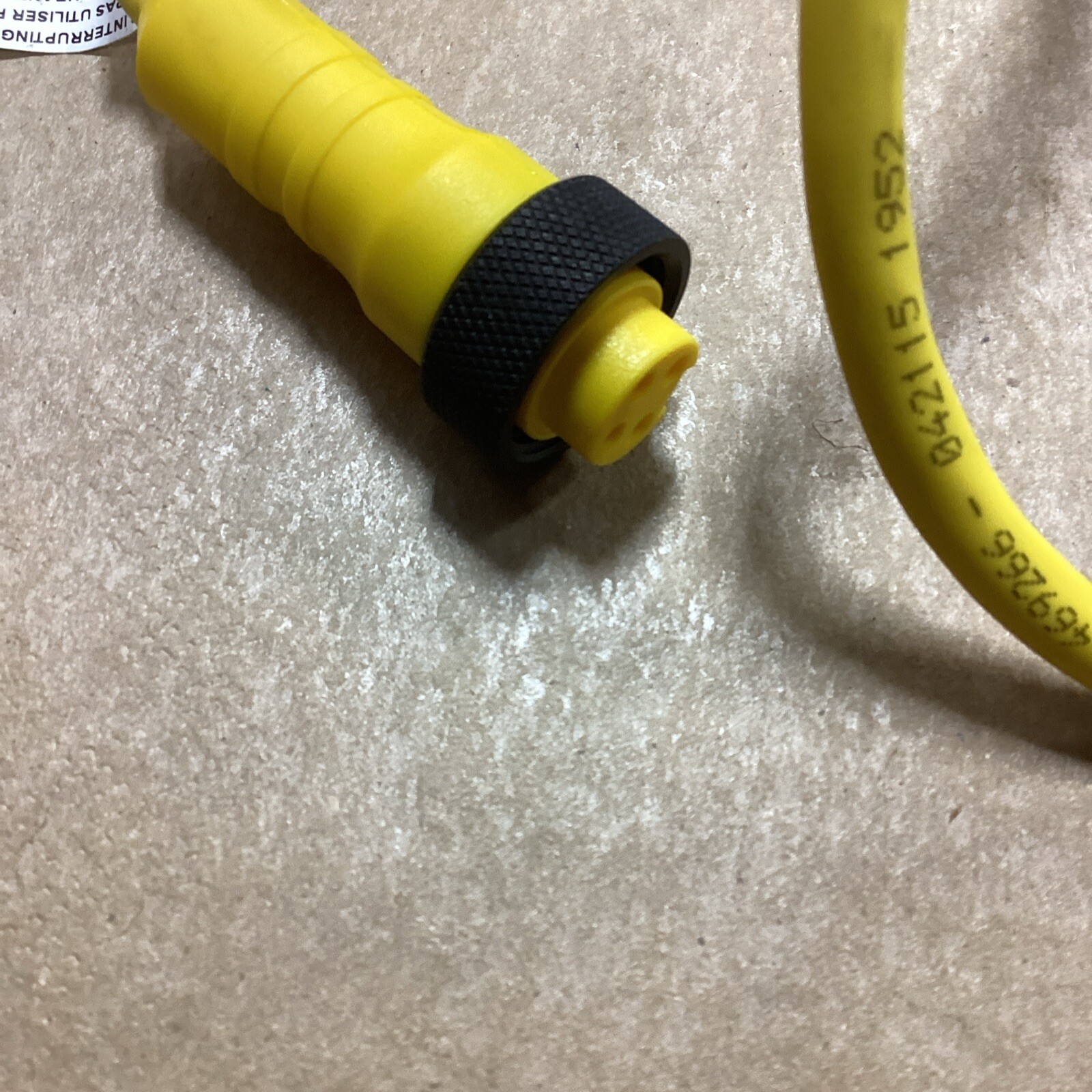 Lumberg RSWRK 40-637/0.5m 7/8″ Power Double-Ended Cordset E28