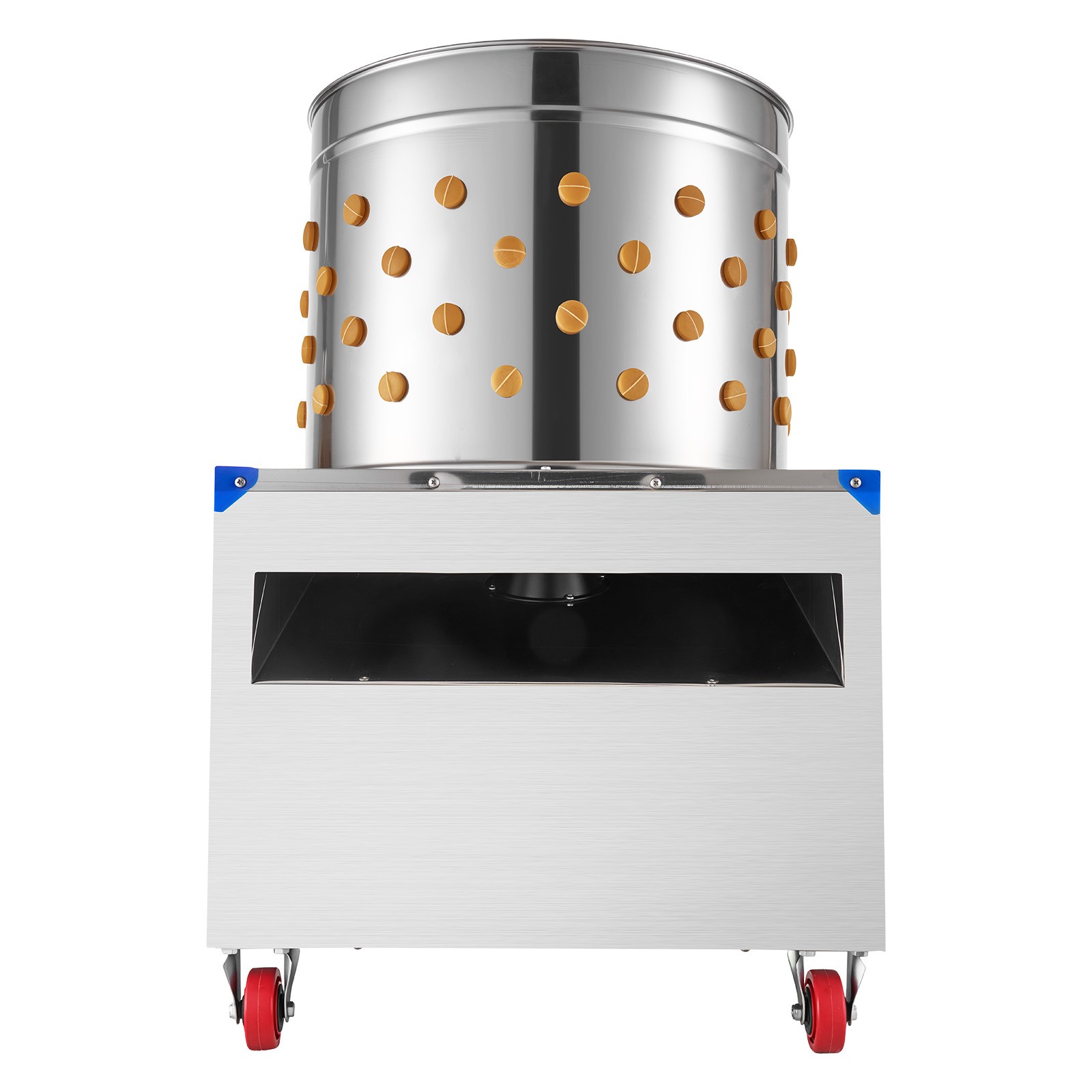 VEVOR 19.7″ Electric Chicken Plucker Machine 1500W & 275RPM 106 Fingers & Wheels