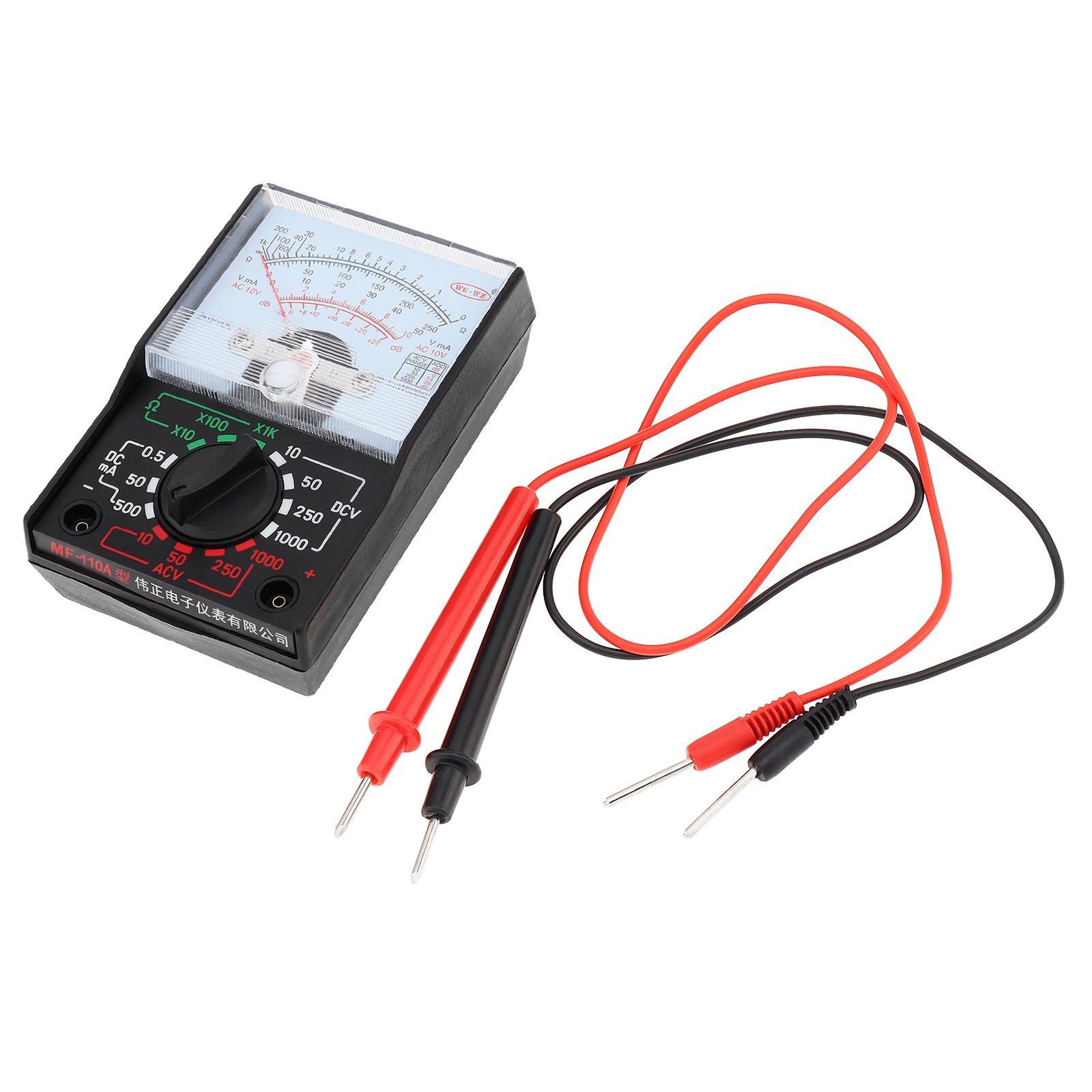 Analog Pointer Multimeters Testing Instrument AC/DC Current OHM w/ Test Leads US