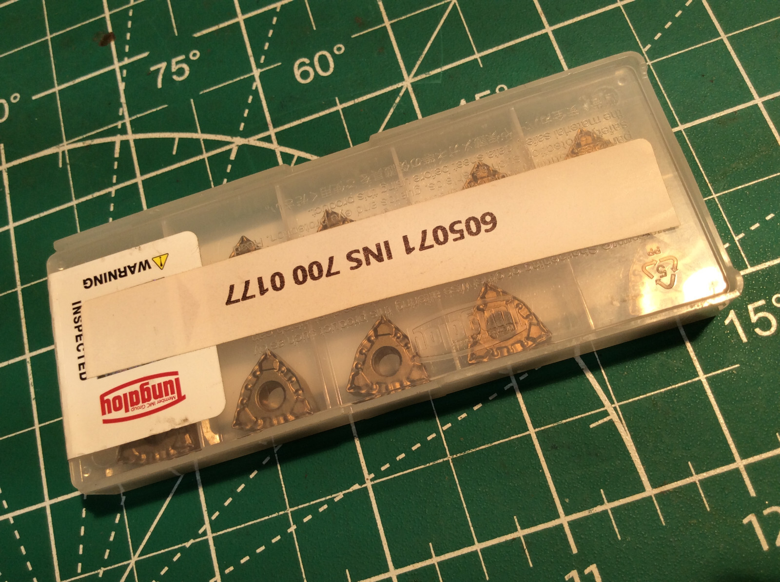 10pc Tungaloy Carbide Inserts WNMG060404-ZF, TP9215 WNMG331 ZF New (60)