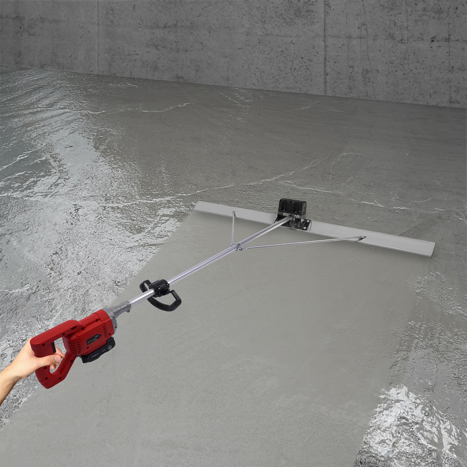 Concrete Vibrating Tool – Electric Cordless Screed Vibratory Kit