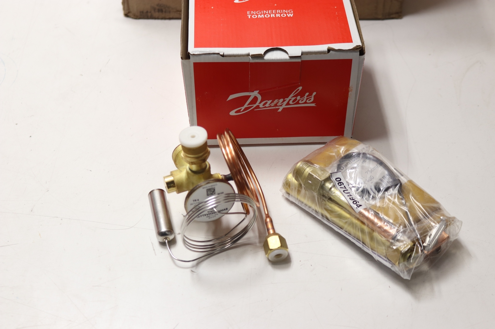 Danfoss Trane TXV Thermal Expansion Valve Kit R410A TR 6 Ton 3/8 x 3/8″ Flare