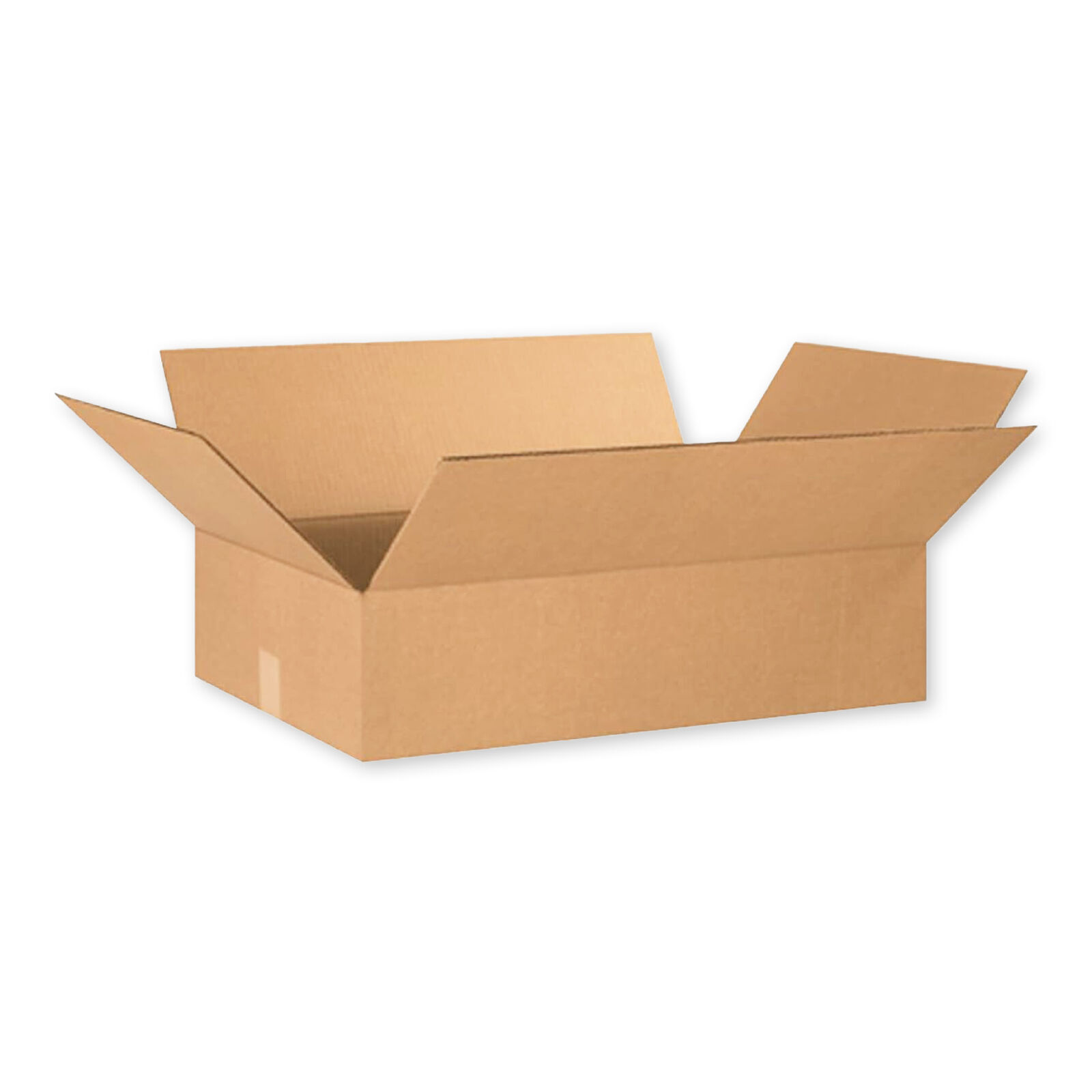 24 x 10 x 4″ Flat Corrugated Boxes, ECT-32 Brown Shipping/Moving Boxes 25/Bundle