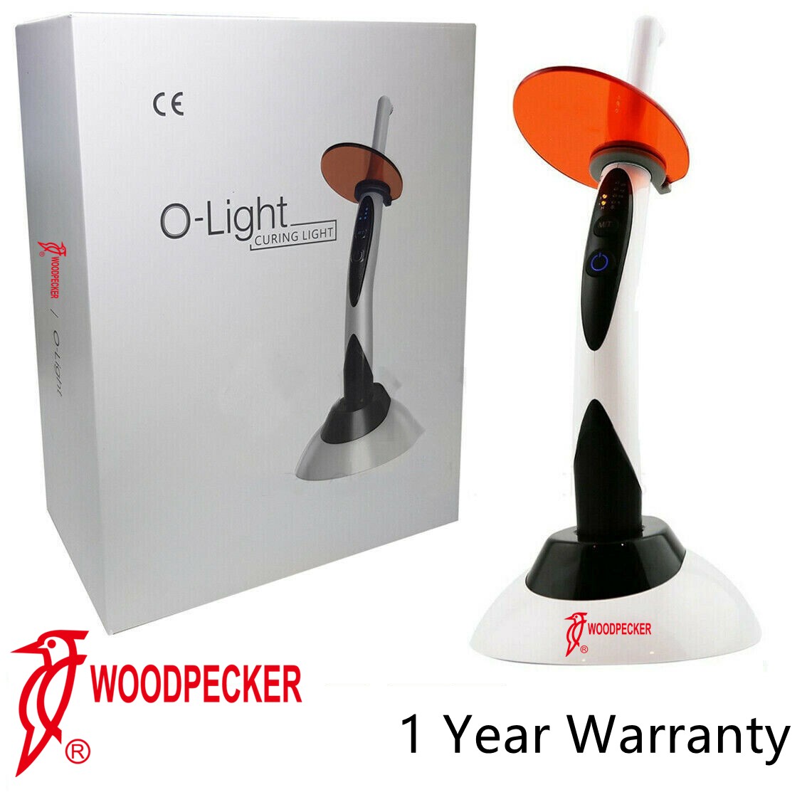 Woodpecker Dental Wireless Curing Light O 1 Second Resin Cure LED Lamp