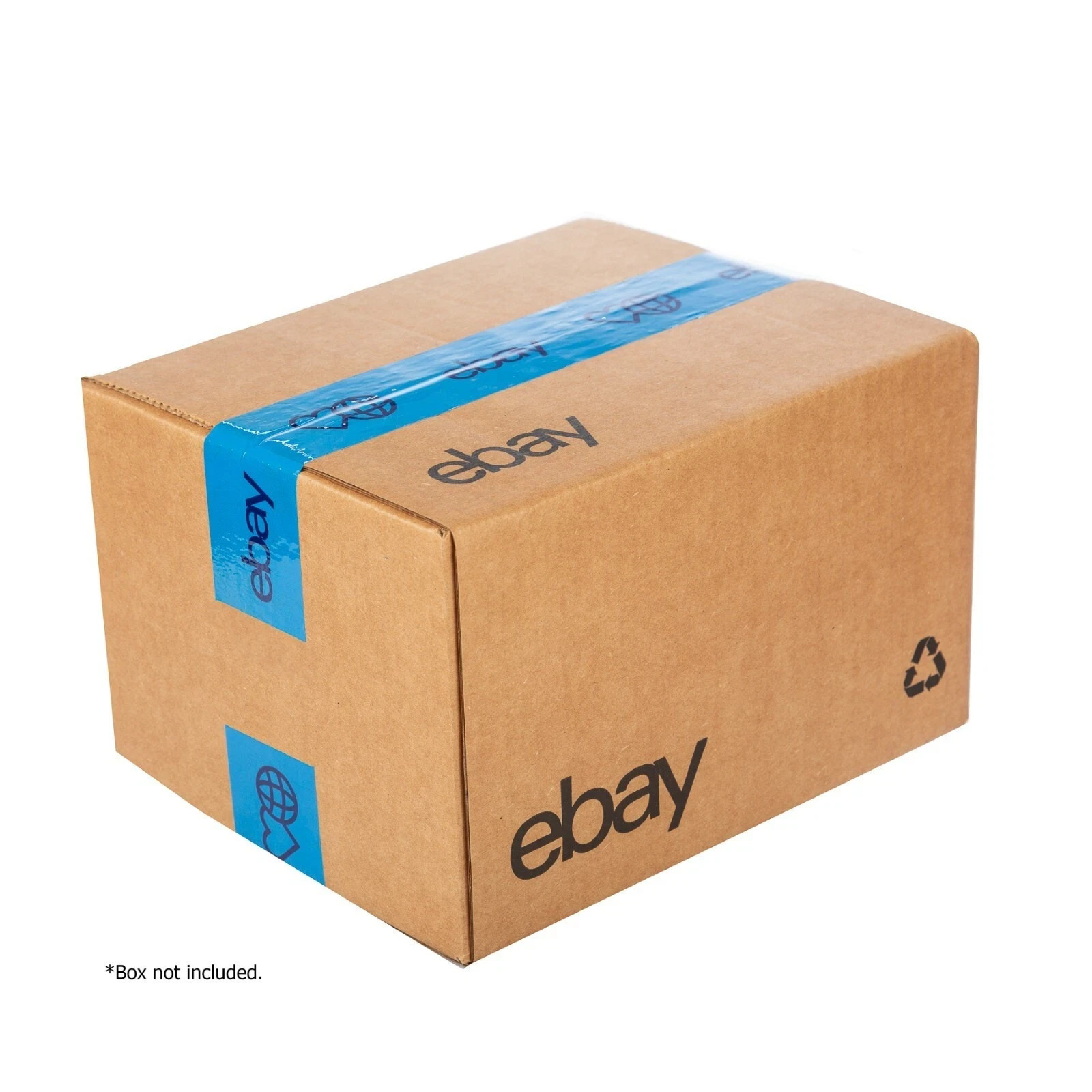 12 ROLLS – eBay Packaging Tape – Red, Blue, Green, and Yellow, 75 Yards Per Roll