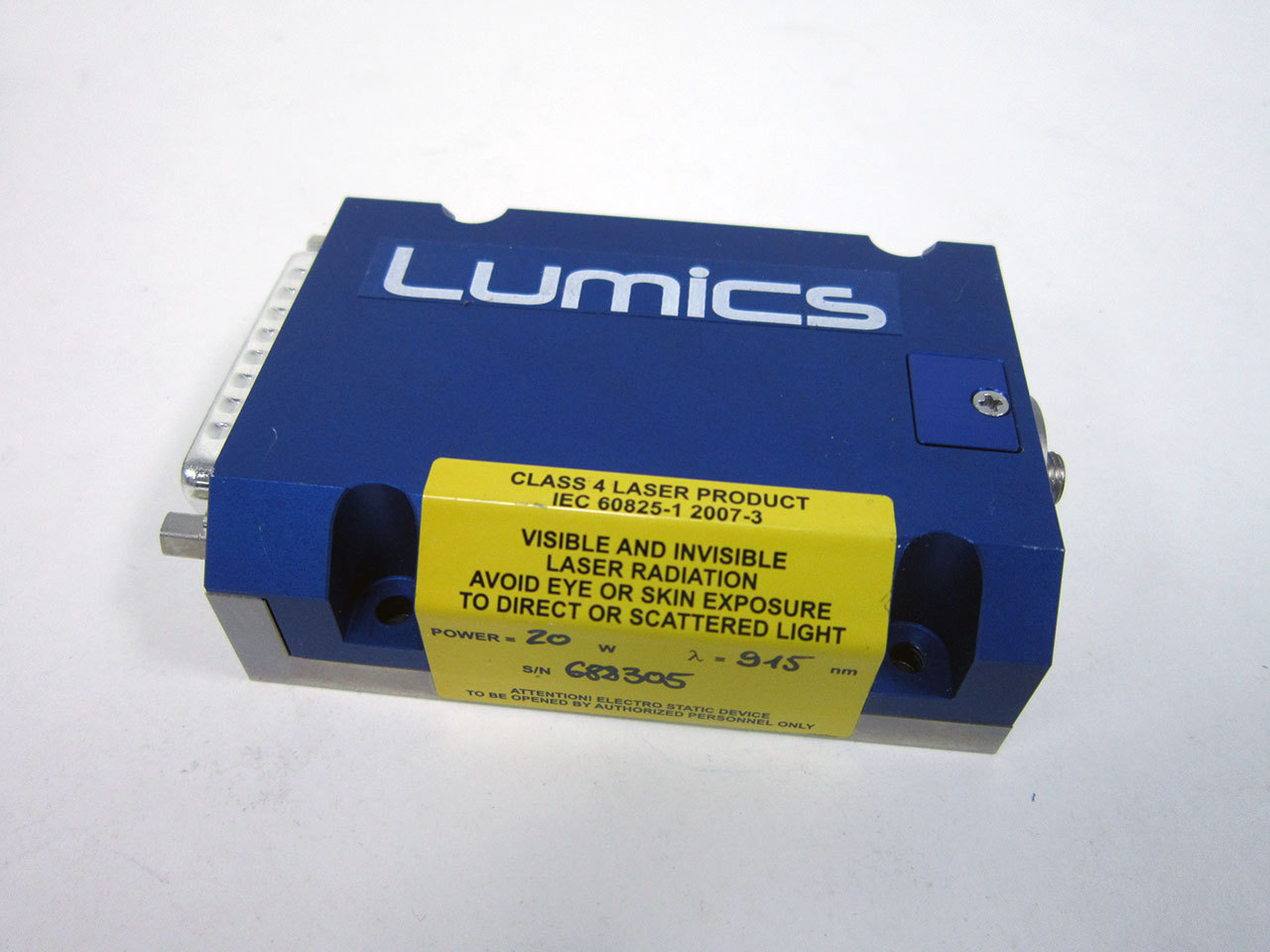 LUMICS 915NM 20W MINI DIODE LASER LU0915D200-D 915 NM WITH CABLE