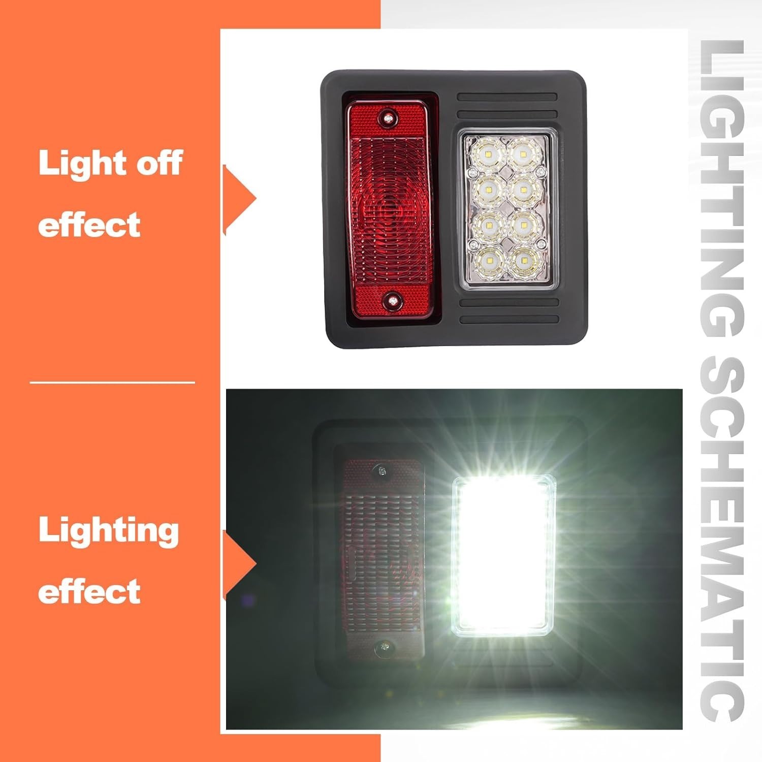 High Quality LED Tail Light Set for Bobcat Skid Steer Loader=