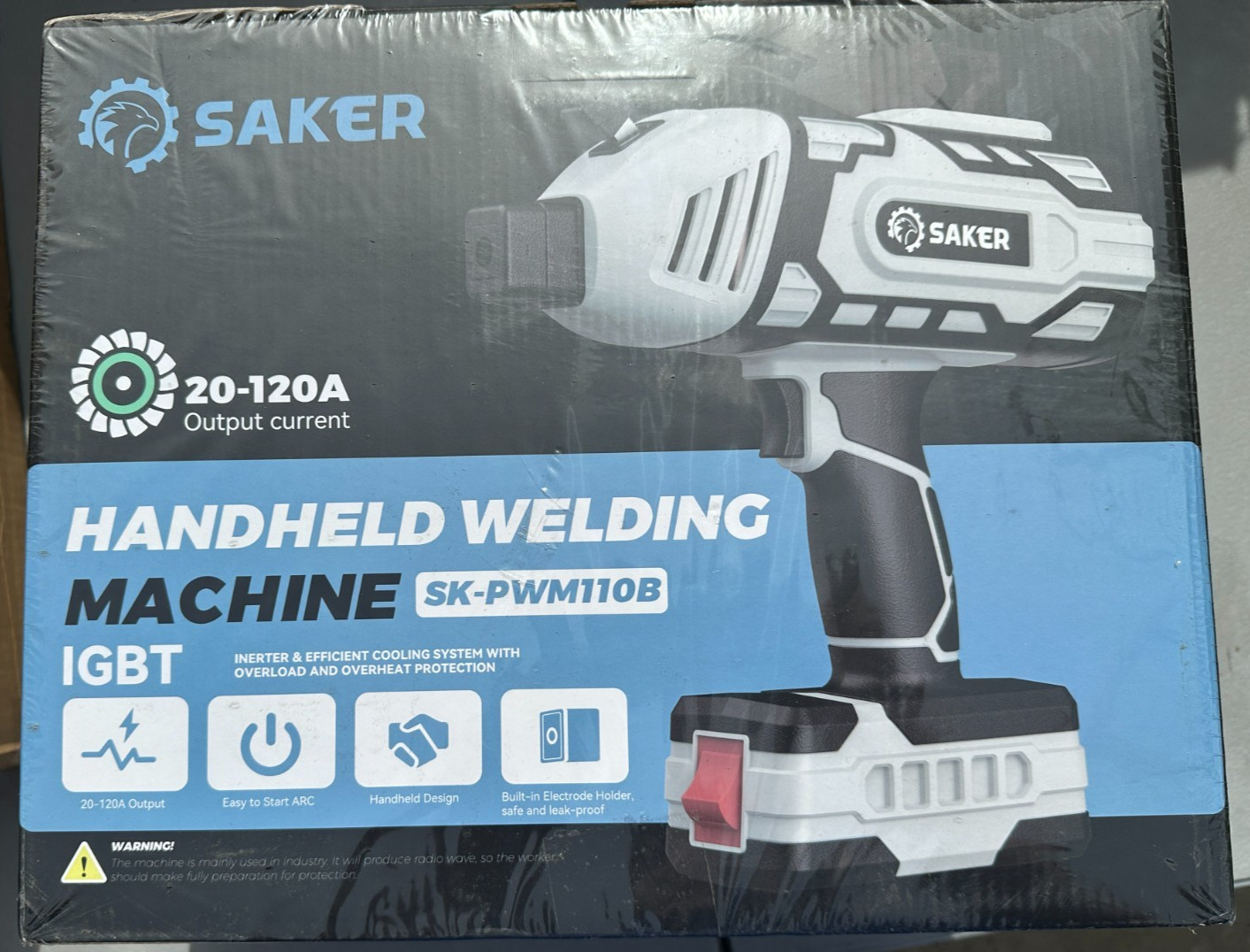 Saker Handheld Welding Machine 20-120A Output Current / SK-PWM110B