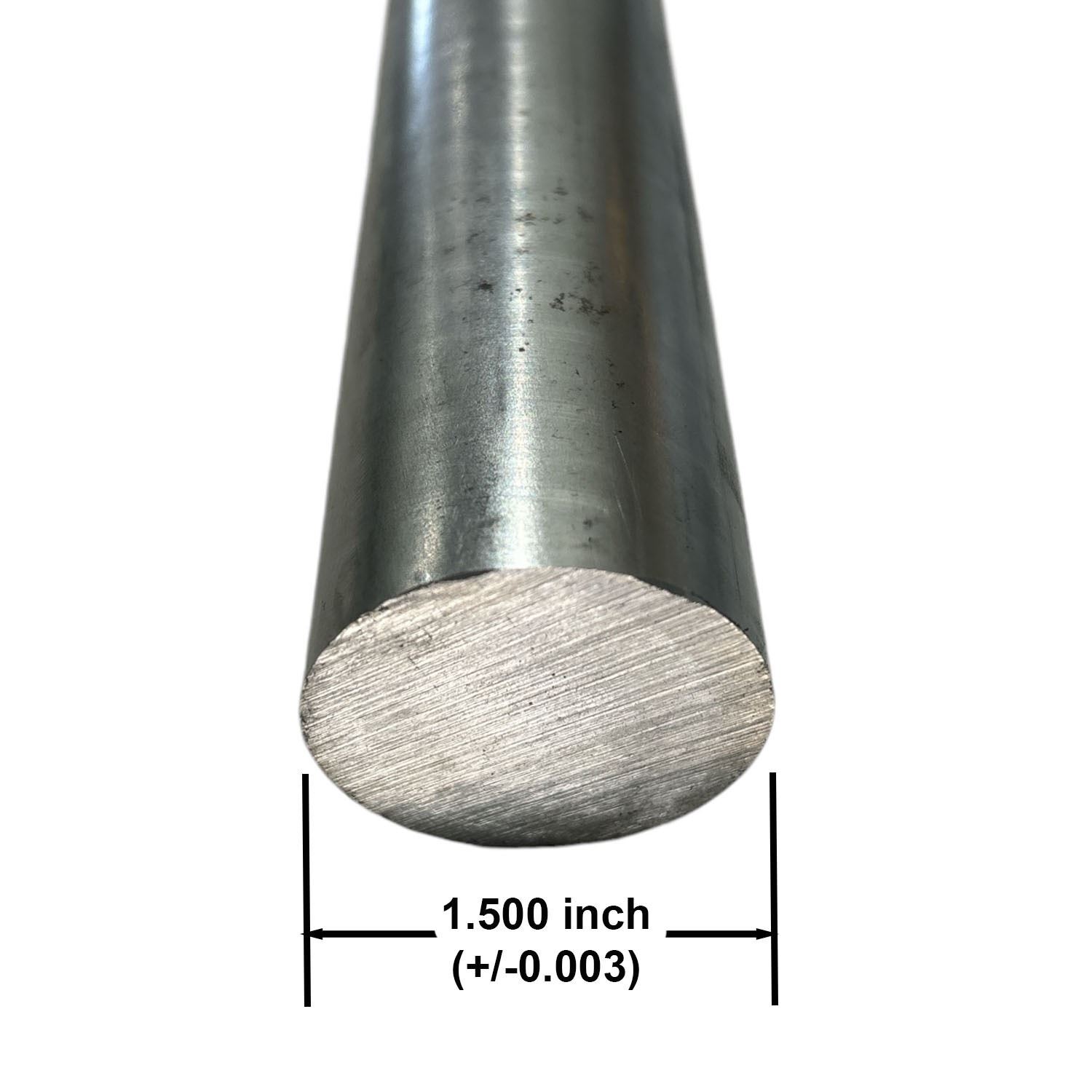 1.500 (1-1/2 inch) x 36 inches, 8620 Alloy Steel Round Rod, Cold Finished