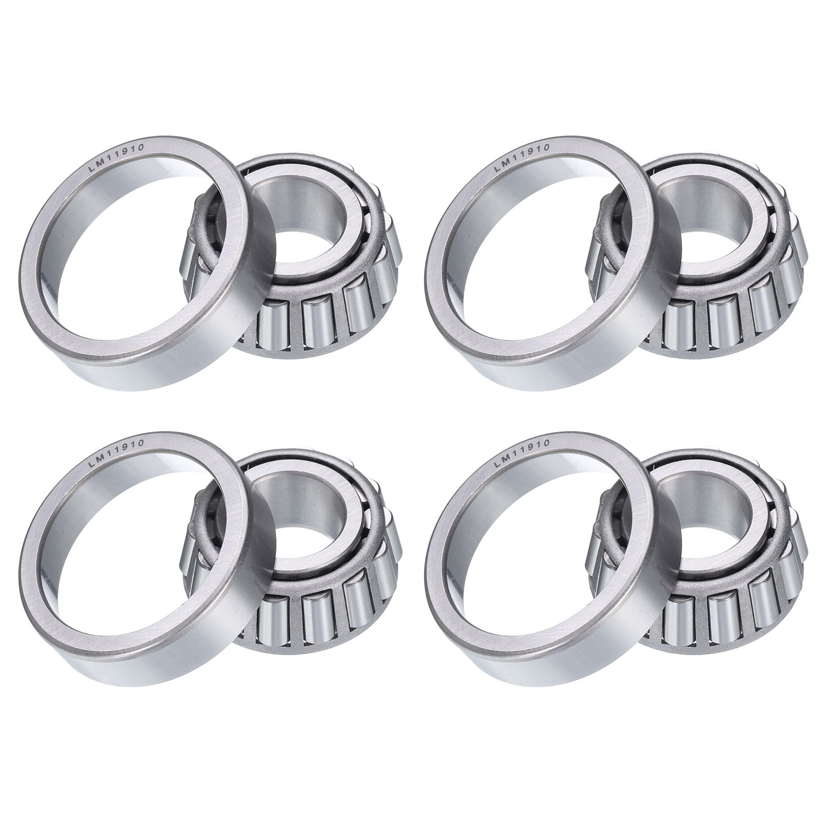 4pcs LM11949/LM11910 Tapered Roller Bearing Cone and Cup 0.75″Bore x 1.78″OD P5