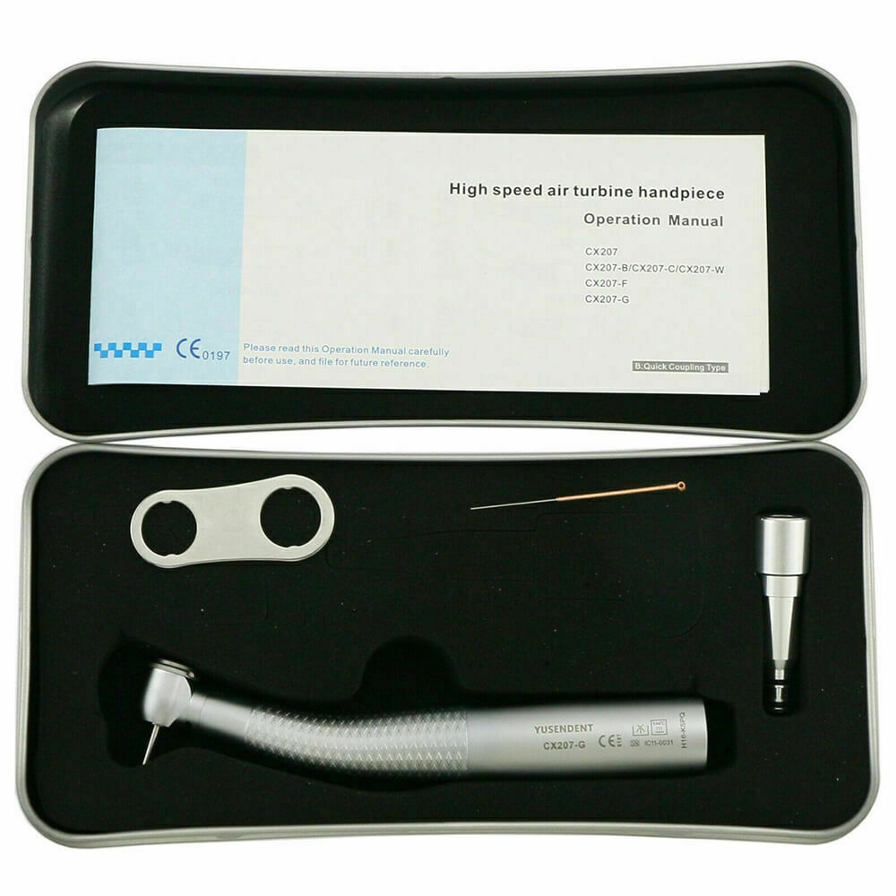 YUSENDENT High Speed Handpiece with LED – Fits KaVo, NSK, Sirona | Fiber Optic