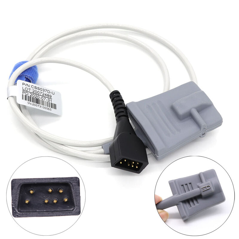 2pc Fit For Nonin Spo2 sensor 8500 PamSAT2500 Adult finger probe pulse oximeter