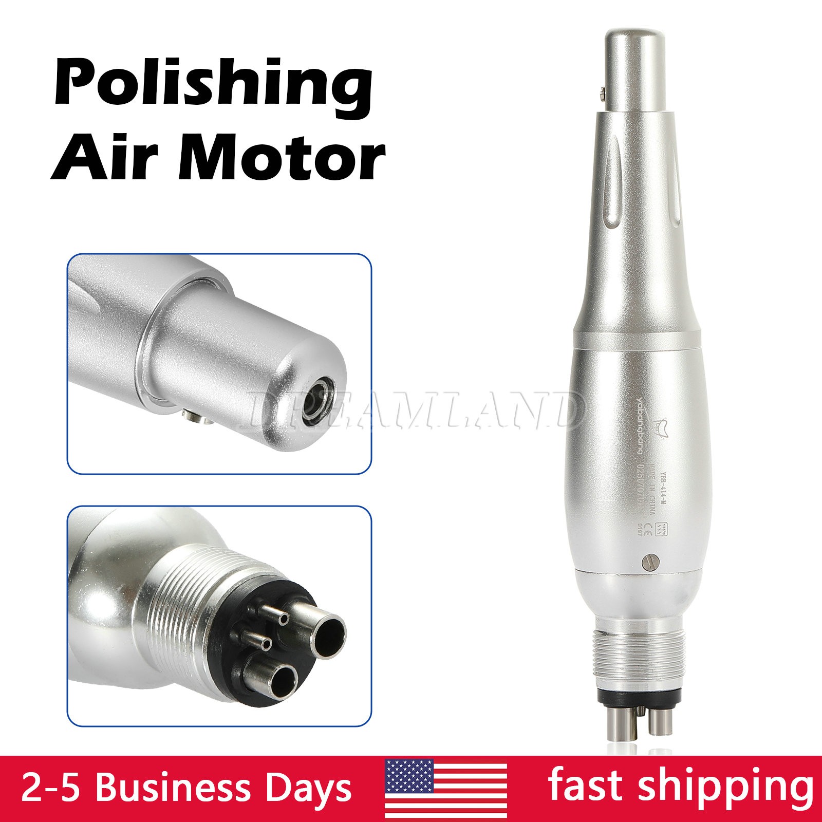 Dental Ultrasonic Air Perio Scaler Handpiece Hygienist 4 Hole w/ 3 Tips Original