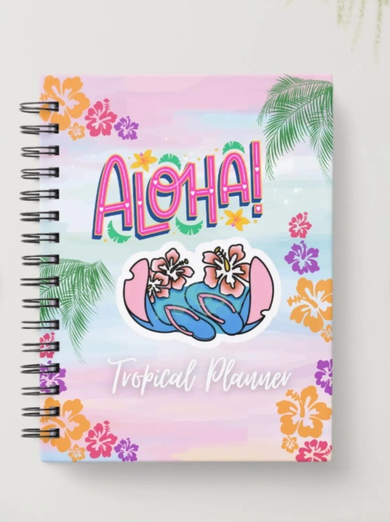Aloha A5 Hardcover Undated Planner, 12 Month Planner, Workday Planner, ToDo List
