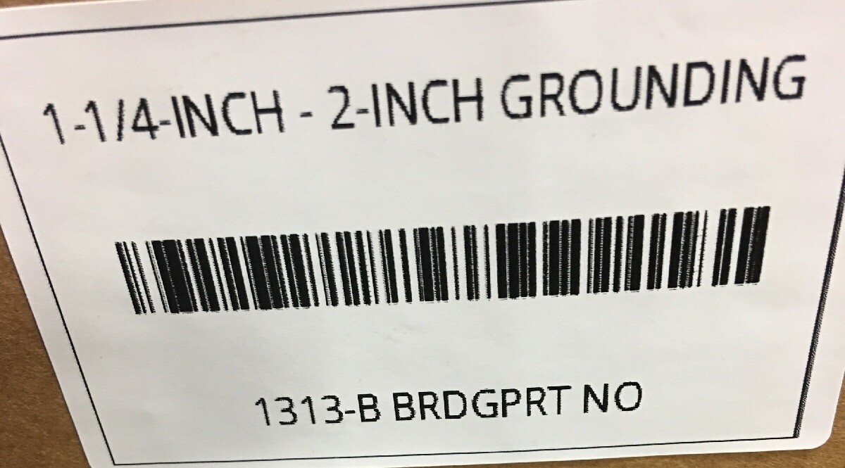1313-B BRIDGEPORT NEW OTHER 1-1/4-INCH – 2-INCH GROUNDING CLAMP NEW OTHER