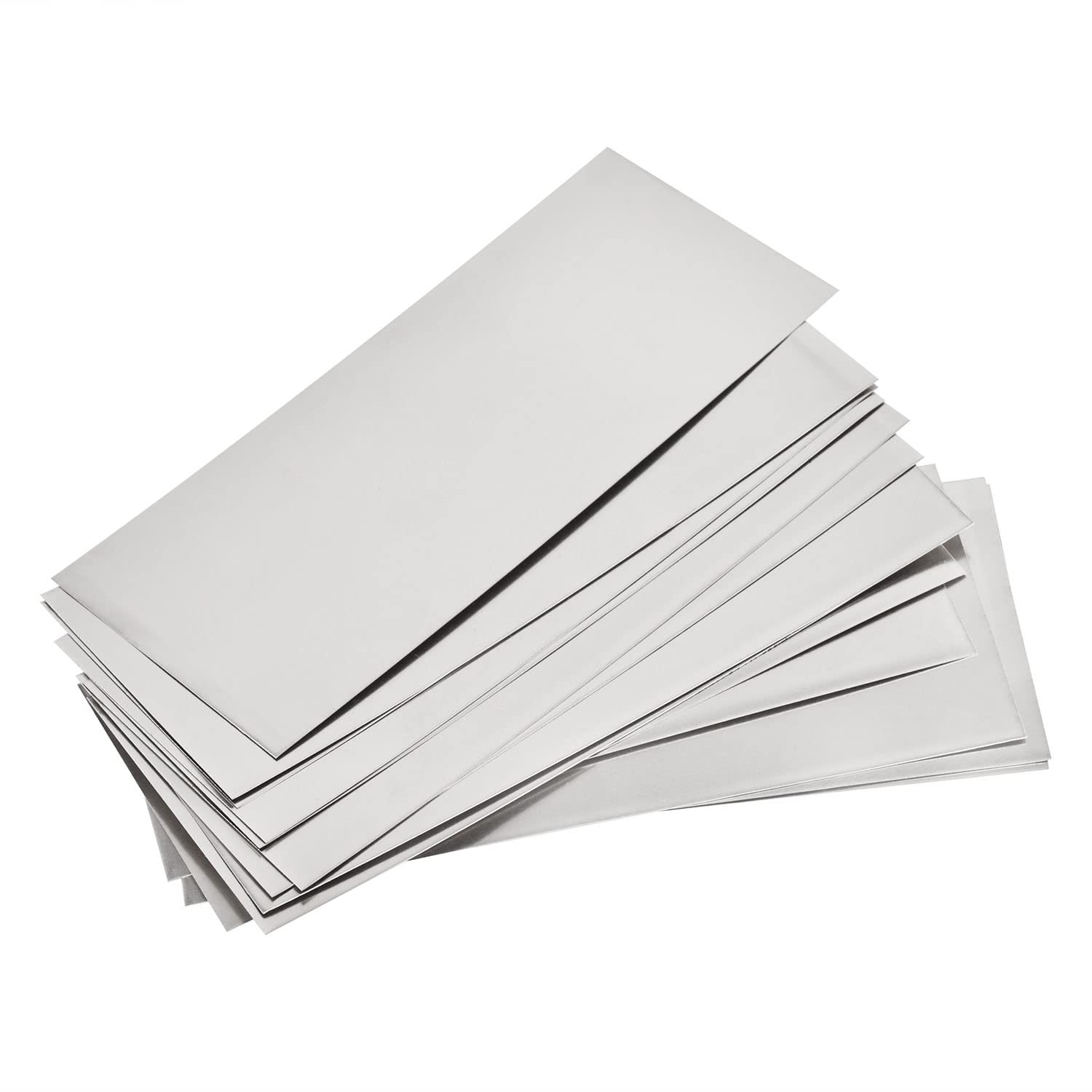 Shonan 4 Inch Nickel Sheets 15 Pcs Pure Nickel Tabs For Electroplating 99.6% Pur