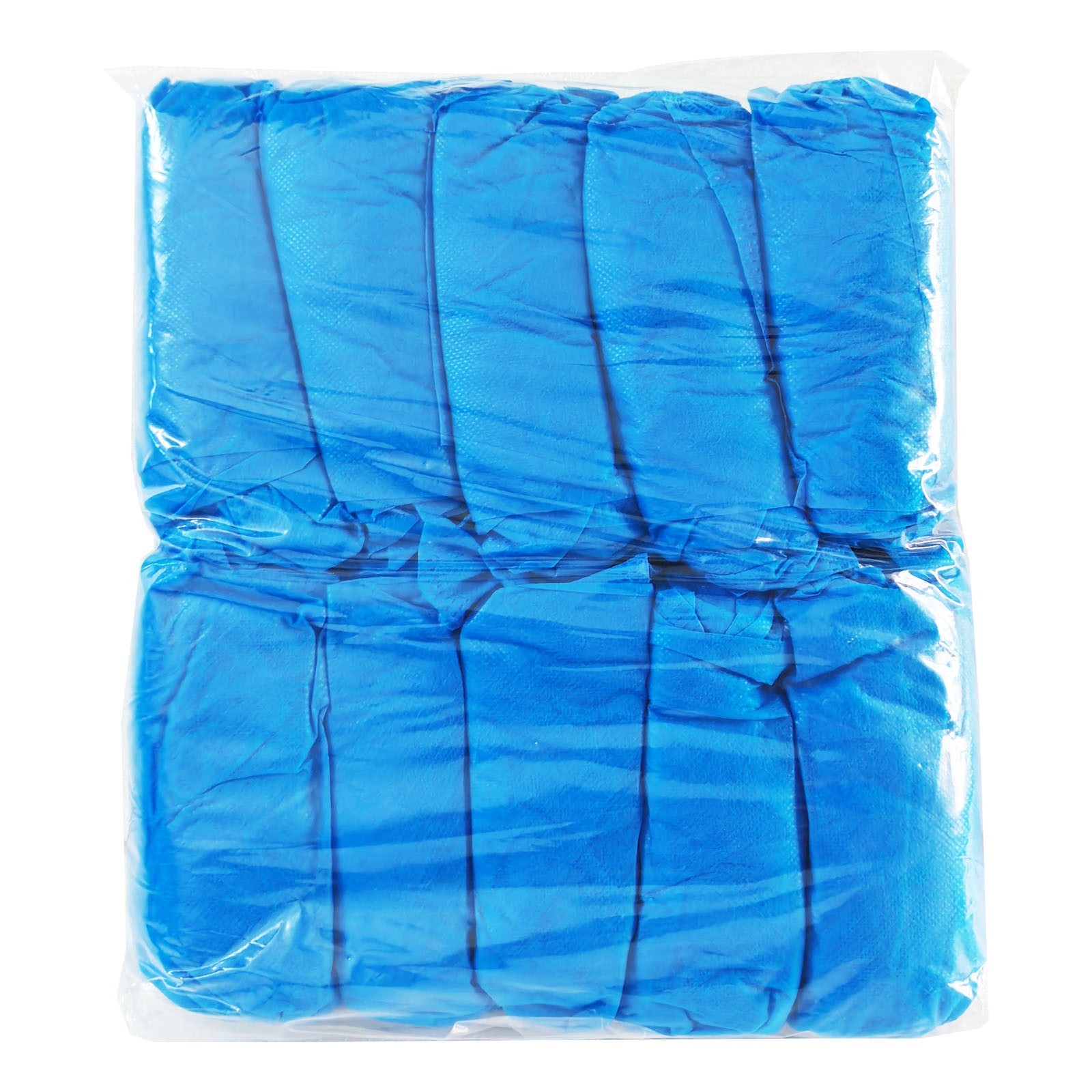 100pcs Blue Disposable Non-woven Shoe Covers Non-slip Wear-resistant Shoe Covers