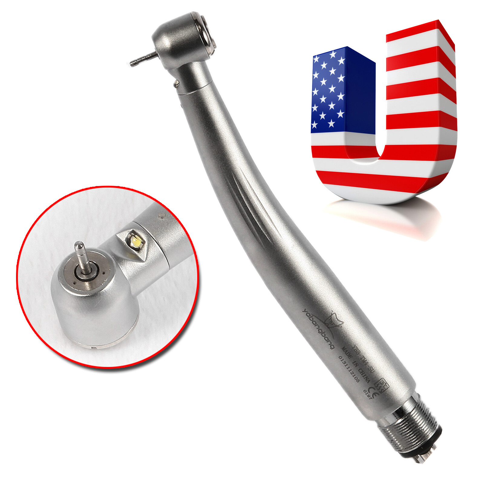 NSK Style Dental LED/No LED Handpiece High Low Speed 4/2hole