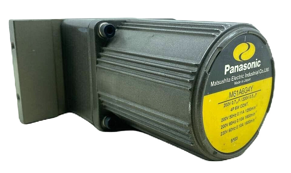 PANASONIC M61A6G4Y CONTINUOUS OPERATION GEAR AC MOTOR WITH M6GA60M GEARBOX